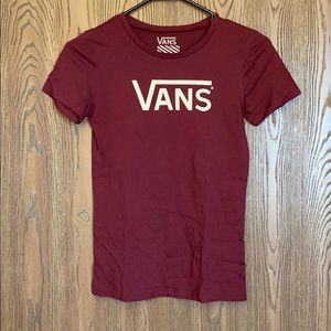 Red vans tshirt